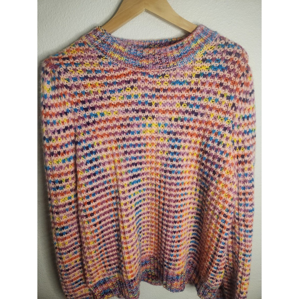 Dear John American Classic Multicolor Confetti Knit Sweater XL DSW3031PSP - Picture 2 of 7